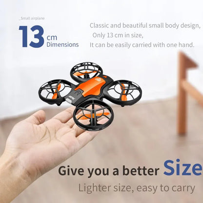 V8 New Mini Drone 4K 1080P HD Camera Drones Wifi Fpv Air Pressure Height Maintain Foldable Quadcopter RC Dron Toy Gift