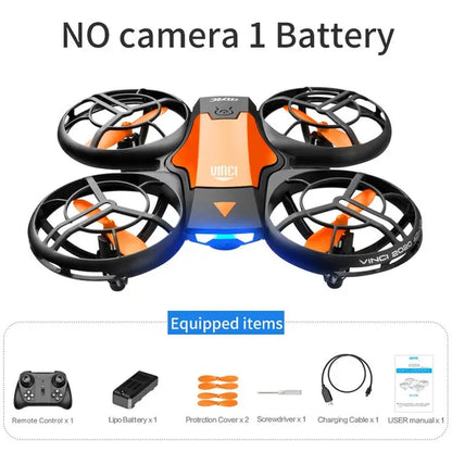 V8 New Mini Drone 4K 1080P HD Camera Drones Wifi Fpv Air Pressure Height Maintain Foldable Quadcopter RC Dron Toy Gift